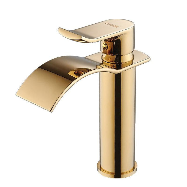 BowLift | Vanity faucet waterfall faucet brass vanity faucet mixer tap