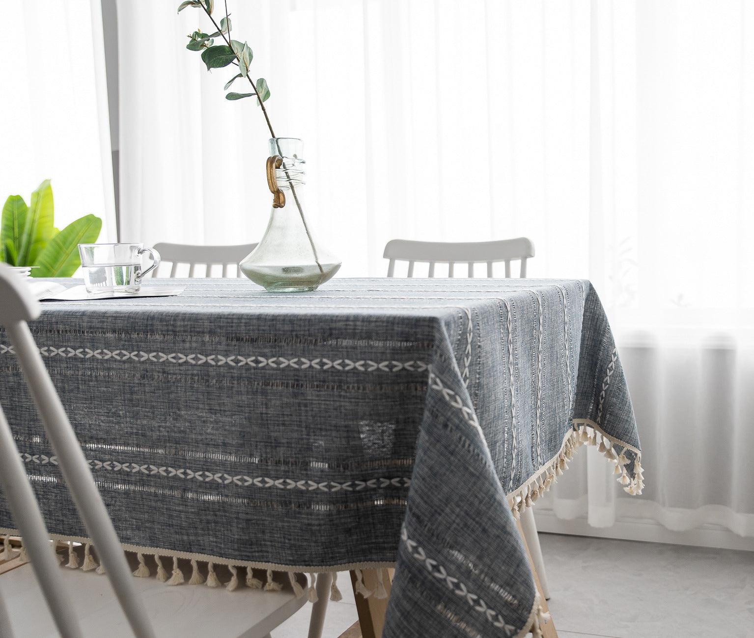BowLift | Batillo Linen Tablecloth | Tablecloth, Indoor & Outdoor