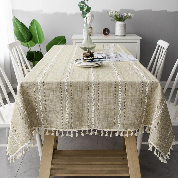 BowLift | Batillo Linen Tablecloth | Tablecloth, Indoor & Outdoor