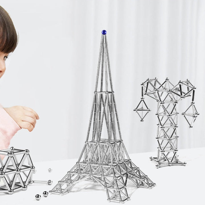 BowLift | Magnetic Sticks - Creative Building Game - Children