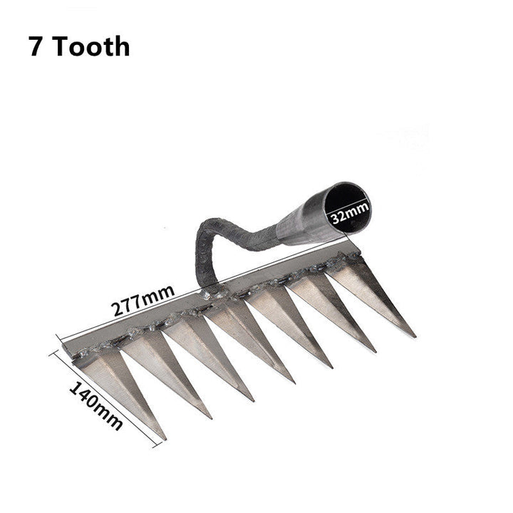 TuinGrijp Carbon Steel Weeding Rake for Garden Maintenance | Bowlift