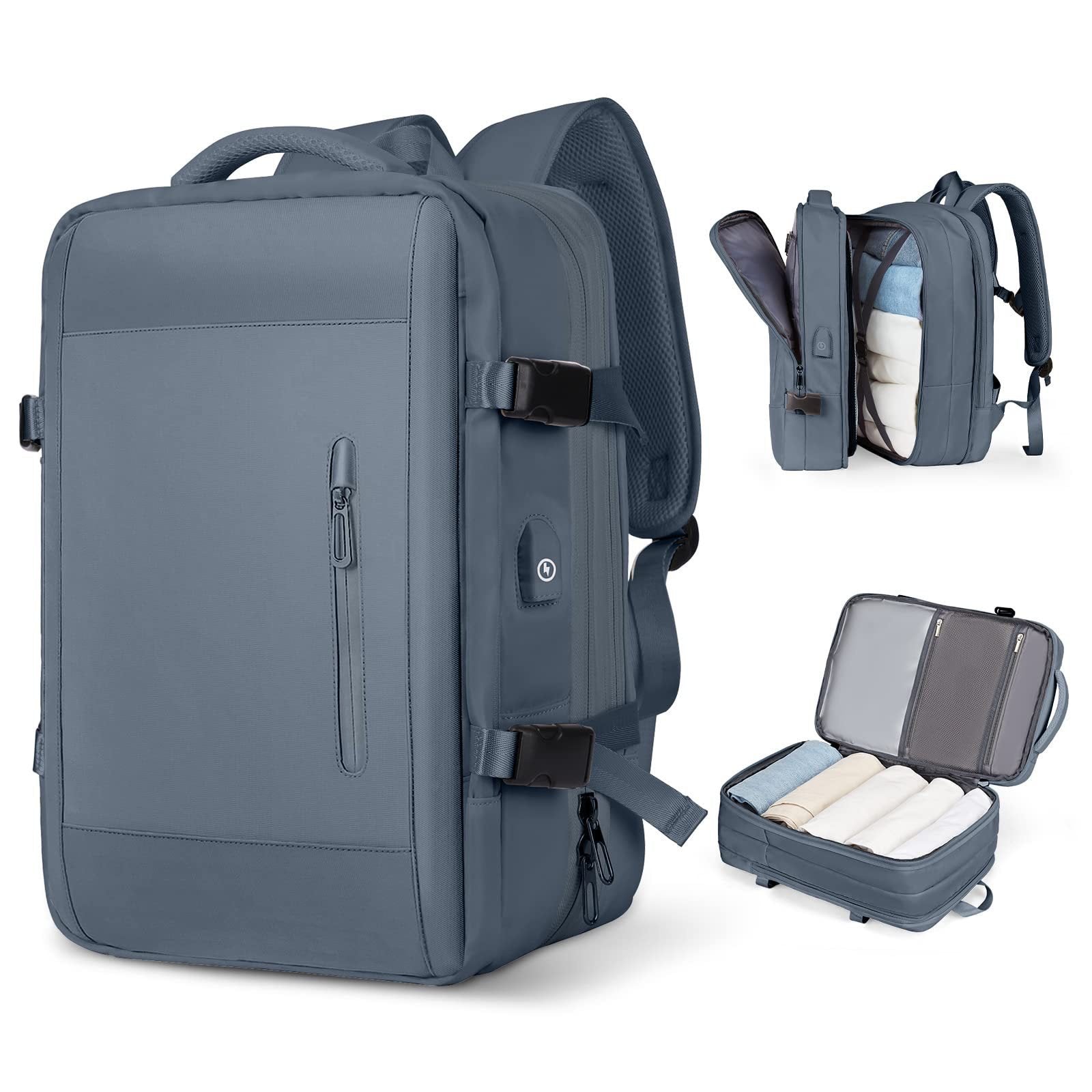BowLift | Expandable Travel Backpacks, for 15.6′′ Laptop
