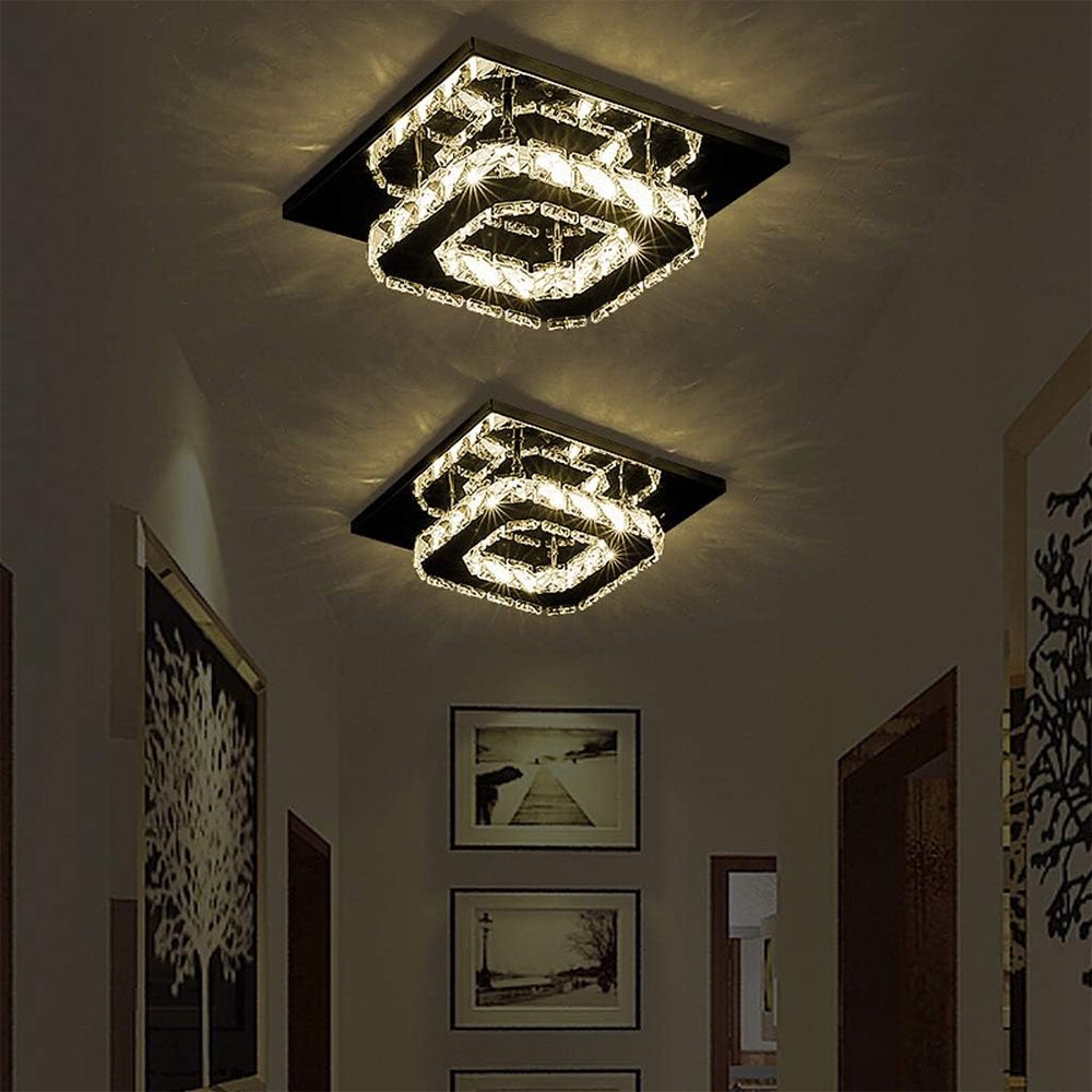 BowLift | Ceiling Light Crystal LED Modern Flush Fixture