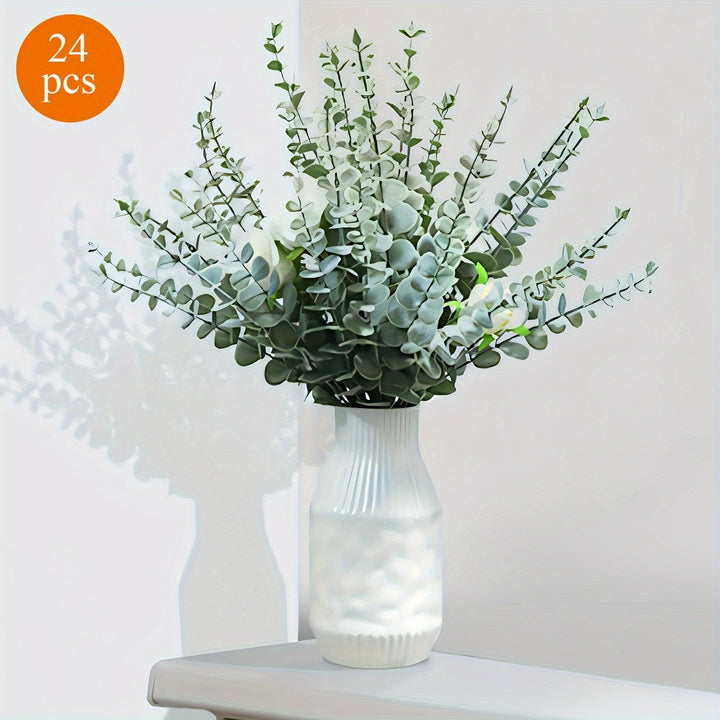 BowLift | SpringEuca Artificial Eucalyptus – Decorative Centerpiece for Get Well or Hanukkah