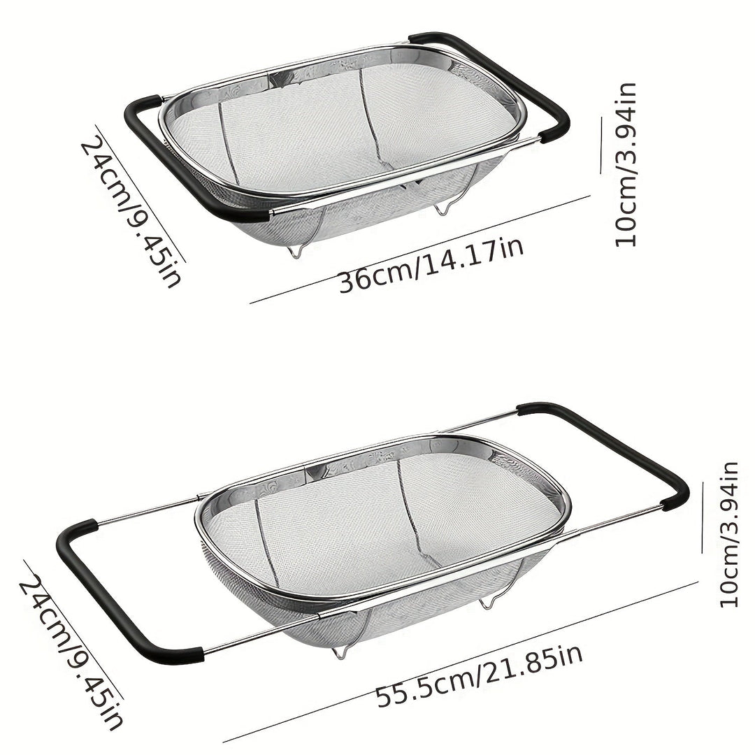 Expandable Sink Strainer Stainless Steel | Bowlift