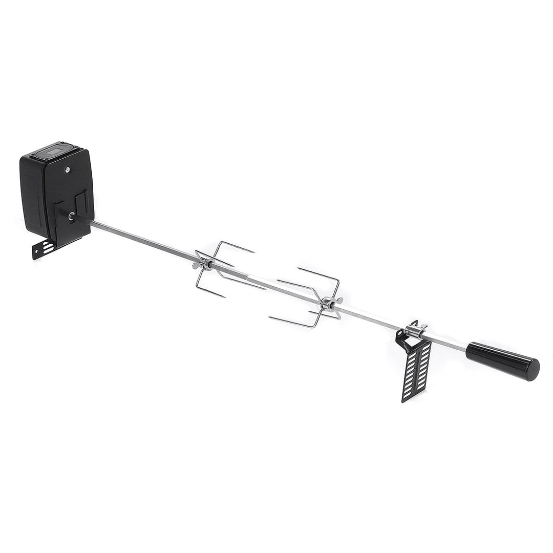 BBQ Grill Motor Meat Forks Set Automatic Spit Rod Rotisserie Kit | Bowlift