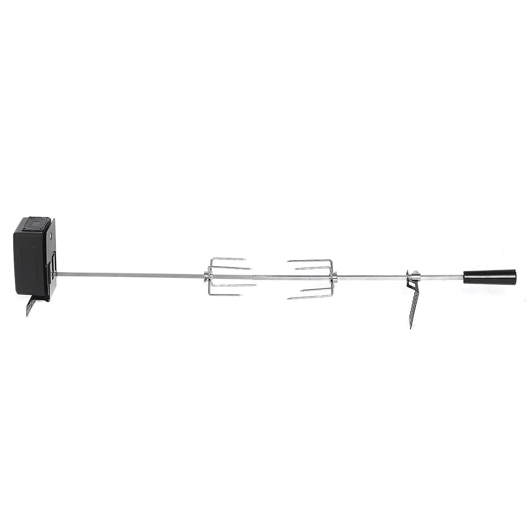 BBQ Grill Motor Meat Forks Set Automatic Spit Rod Rotisserie Kit | Bowlift