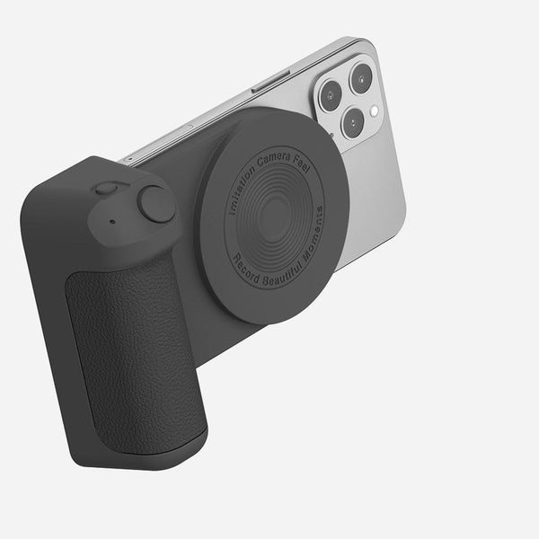 BowLift | Griply Magnetic Phone Holder with Wireless Charging – Anti-Vibration Hand Grip for Stable Shots