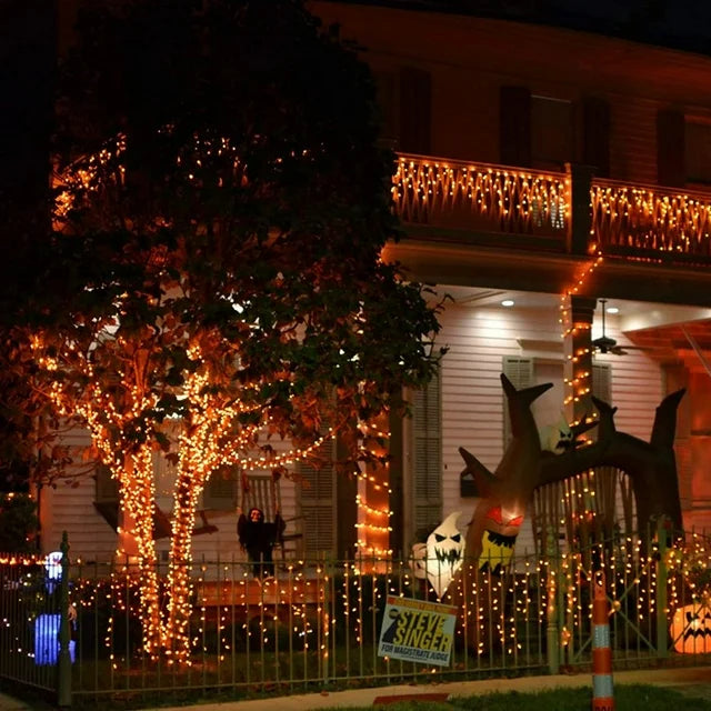 BowLift | Outdoor Solar Powered Red Fairy Lights