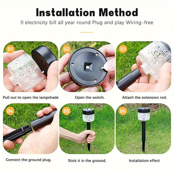 SolarGlow Set – Energy-efficient Garden Lighting for Outdoor | Bowlift