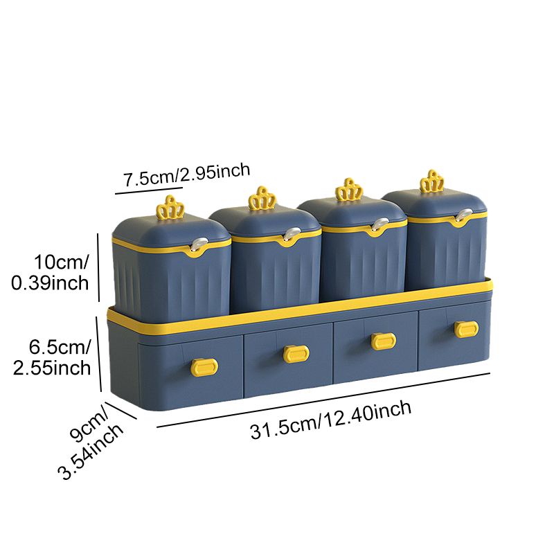Double spice box set with drawers | Bowlift