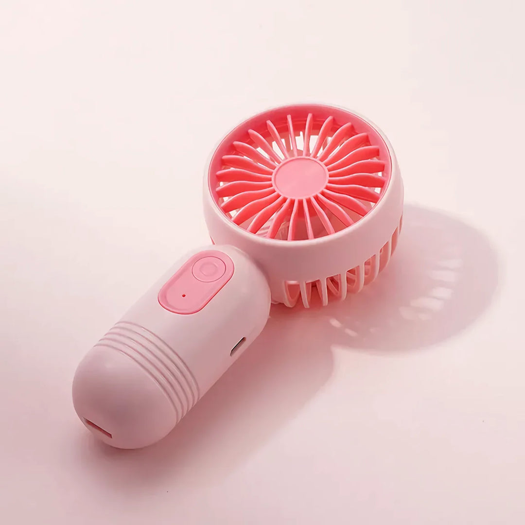 USB Rechargeable Mini Portable Fan With 3 Speeds | Bowlift