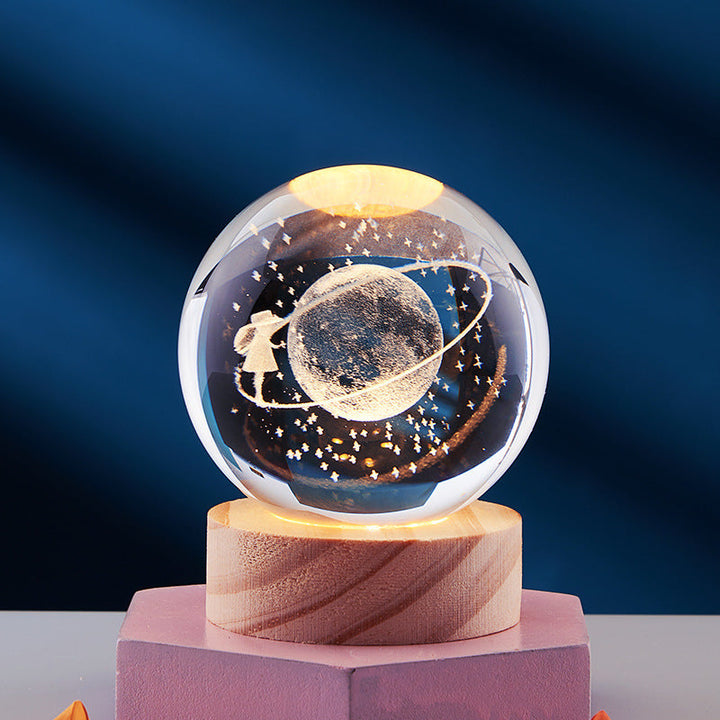 3D Crystal Ball Night Lamp Bowlift