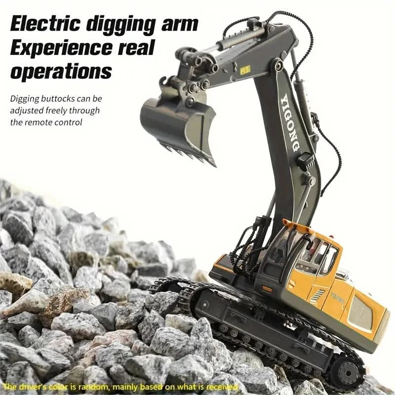 BowLift | Remote-Controlled Excavator with 11 Functions for Realistic Construction Site Feel