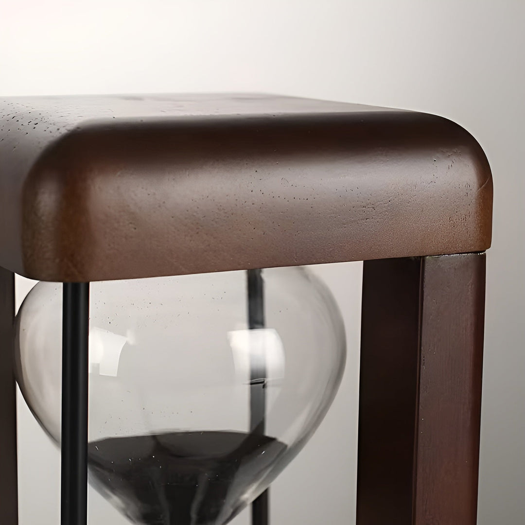 Wooden Hourglass 30 Minutes – Solid Wood Frame & Decorative | Ideal for Office and Home | Bowlift
