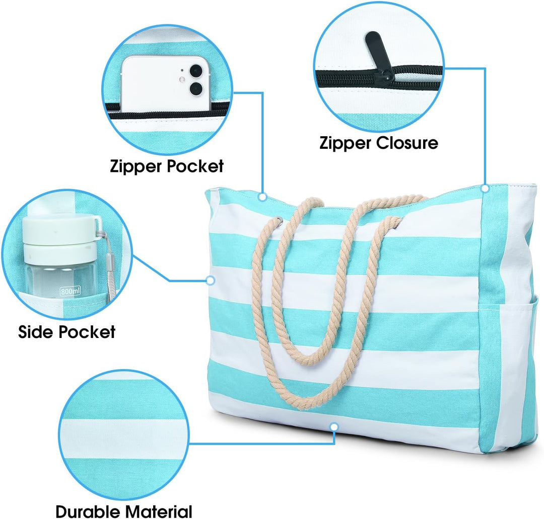 Waterproof Large Tote with Zipped Storage for Work & Play | Bowlift