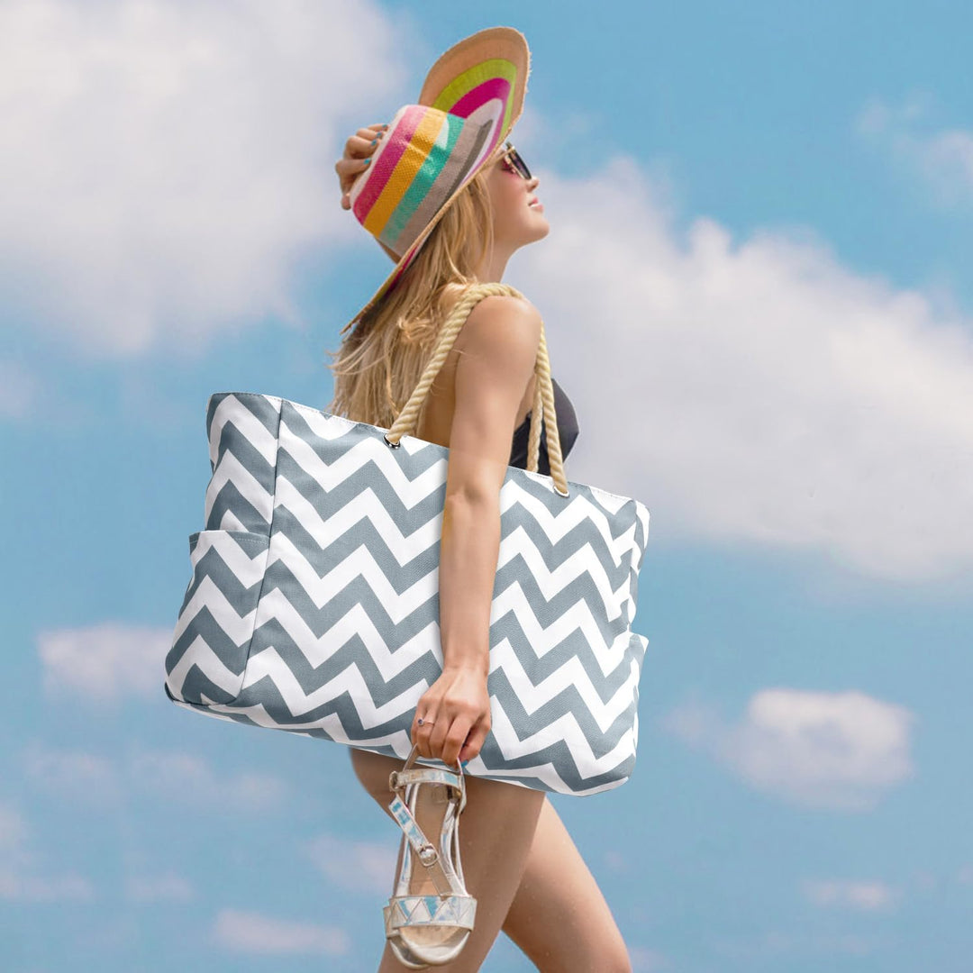 Waterproof Large Tote with Zipped Storage for Work & Play | Bowlift