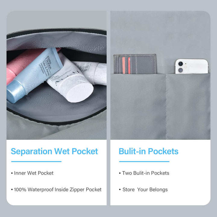 Waterproof Large Tote with Zipped Storage for Work & Play | Bowlift
