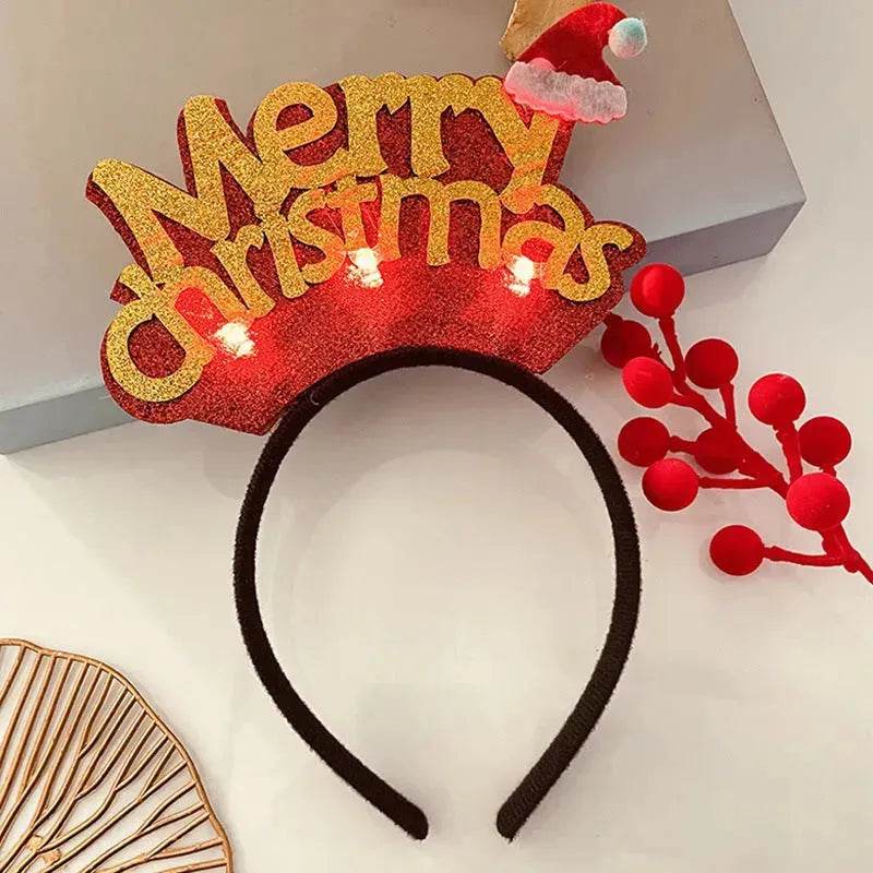 BowLift | Christmas With Light Headband Snowflake Women's