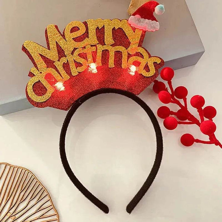 BowLift | Christmas With Light Headband Snowflake Women's