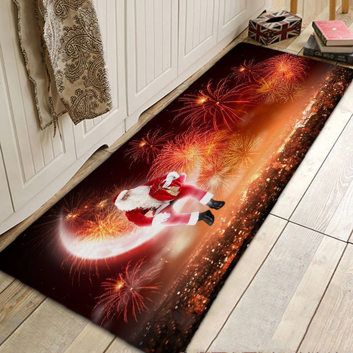 BowLift | Santa Claus Flannel Absorbent Floor Mat