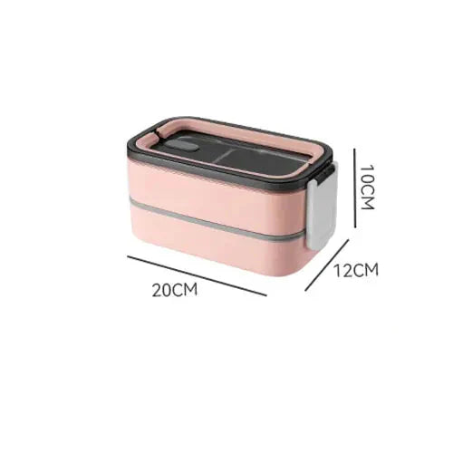BowLift | 2-layer stainless steel Bento lunch box with locking lid