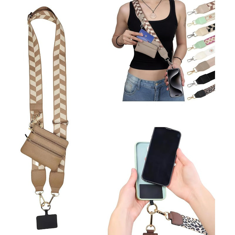 BowLift | Stylish Crossbody Phone Lanyard with Detachable Mini Wallet