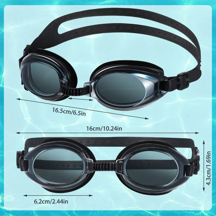 Swimming goggles 3-pack for adults | Bowlift