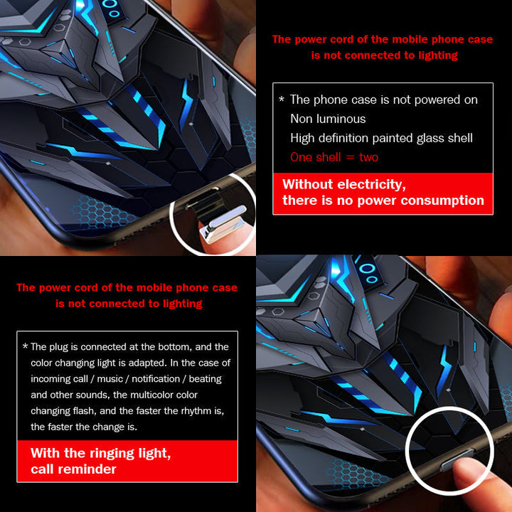 BowLift | Cool Mecha Apple Smart Flash Phone Case