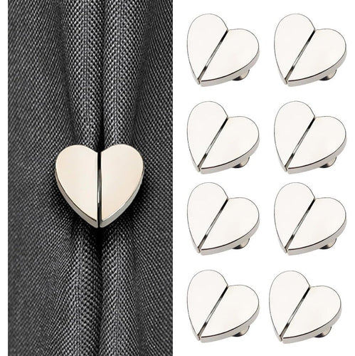 Heart-Shaped Magnetic Curtain Fasteners Bowlift