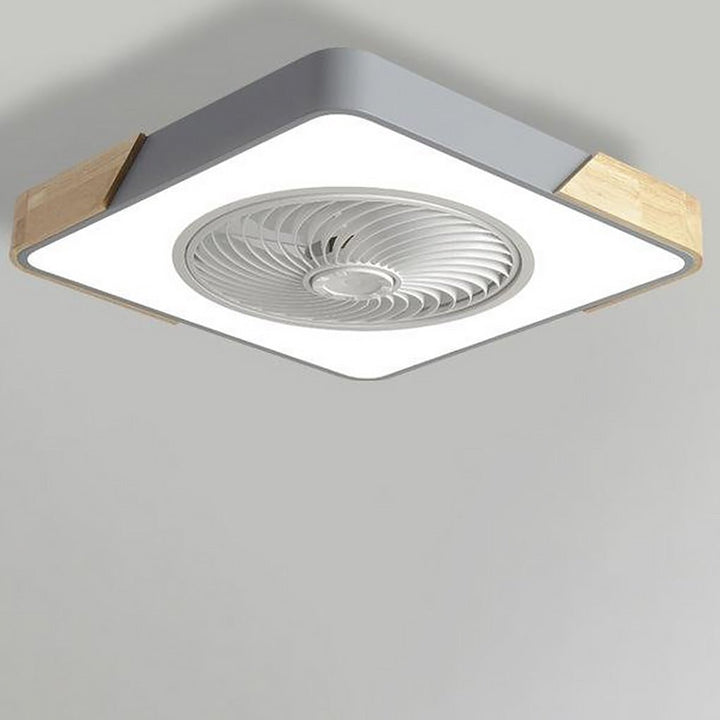 BowLift | Integrated LED Ceiling Lamp and Fan Without Blades with Remote