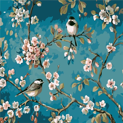 Cherry Blossom - Van-Go Paint-By-Number Kit | Bowlift