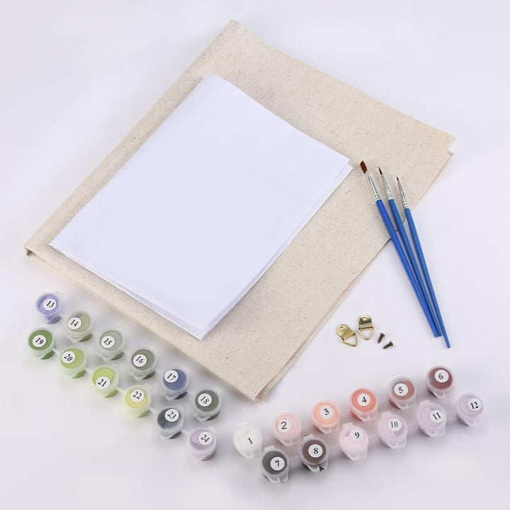 Cherry Blossom - Van-Go Paint-By-Number Kit | Bowlift