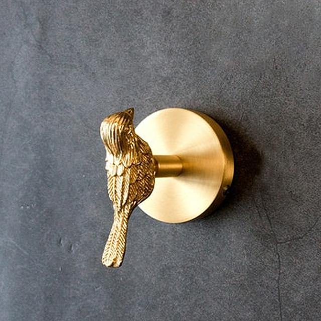 BowLift | Gold Brass Wall Hooks – Handmade Animal Designs for Stylish Wall Decoration