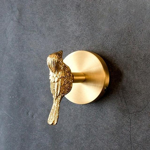 BowLift | Gold Brass Wall Hooks – Handmade Animal Designs for Stylish Wall Decoration