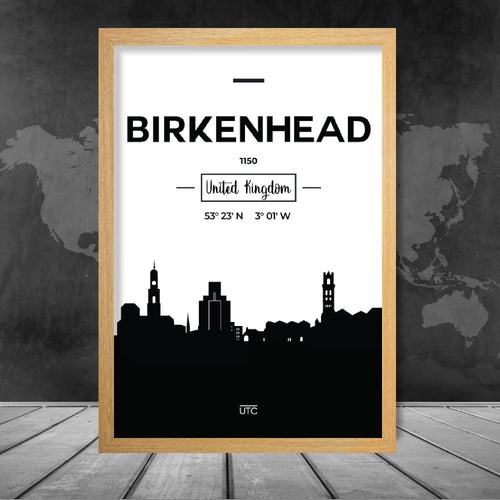 Birkenhead Skyline City View Print | Bowlift