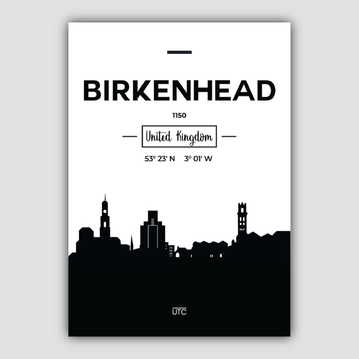 Birkenhead Skyline City View Print | Bowlift