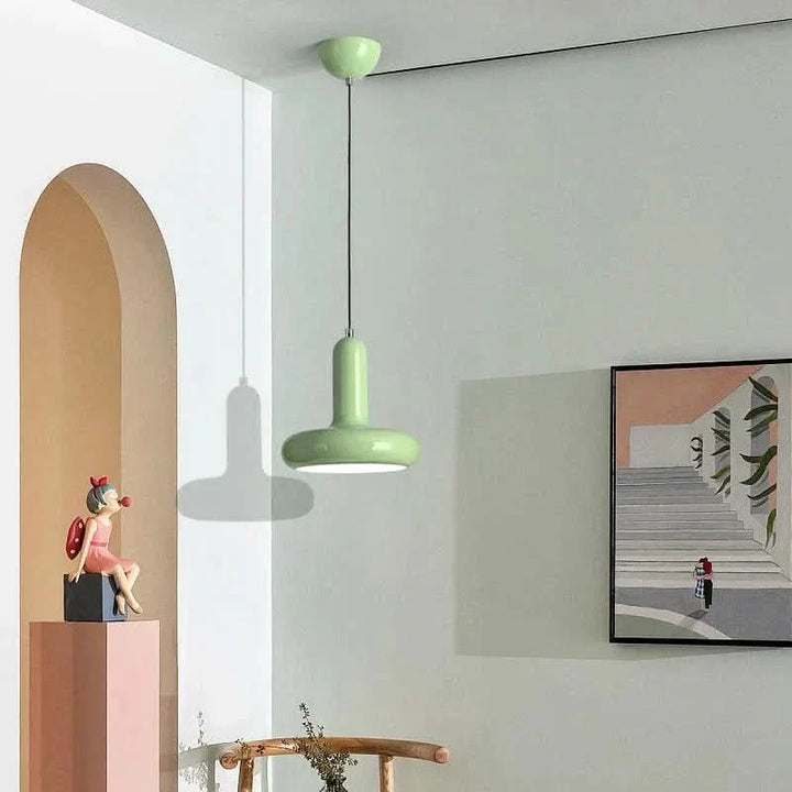 BowLift | Colorful Nordic Pendant Light – Adjustable LED Ceiling Fixture