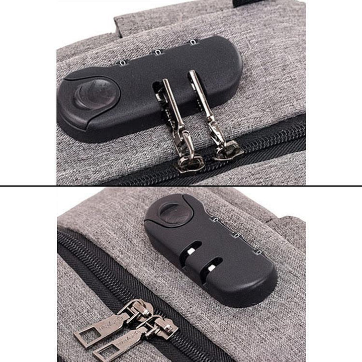 BowLift | 3-pin Lock Anti Theft USB Backpack