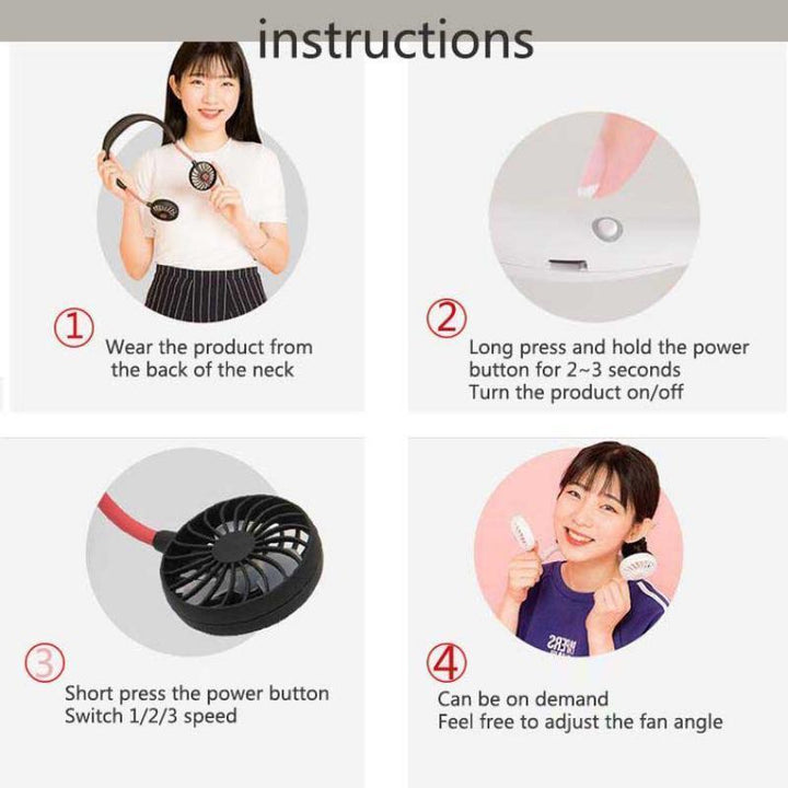 BowLift | Lazy Neckband Fan