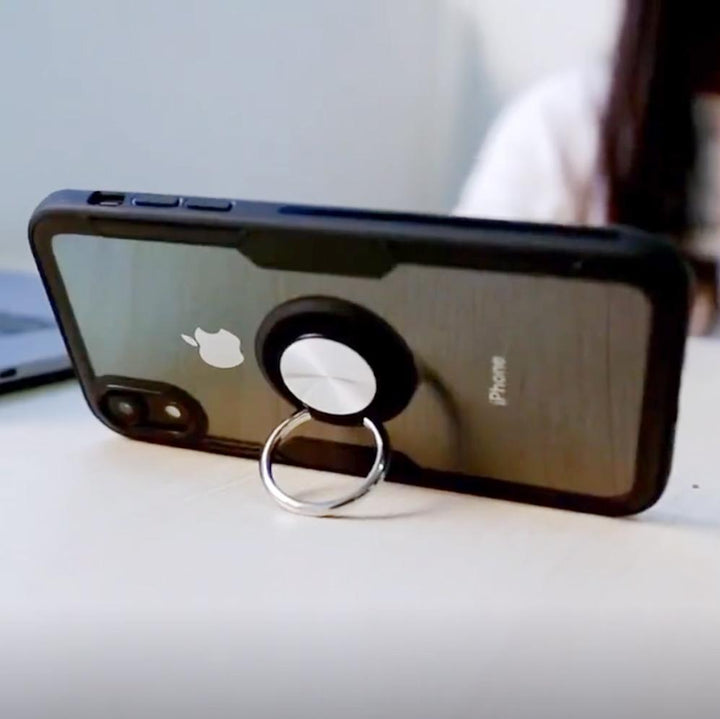 BowLift | Magnetic Ring Carbon Fiber iPhone Case