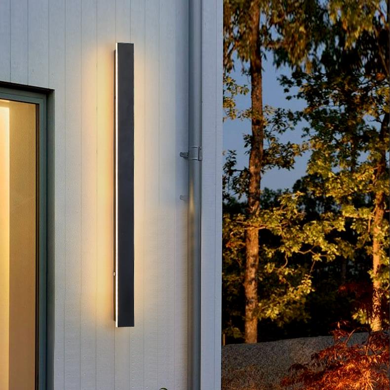 BowLift | Modern Black LED Wall Lighting for Garden and Terrace