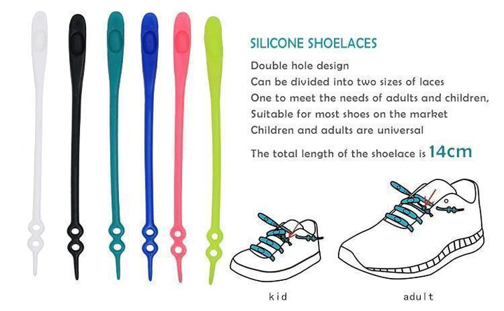 BowLift | No-Tie Shoelaces (14 pcs)