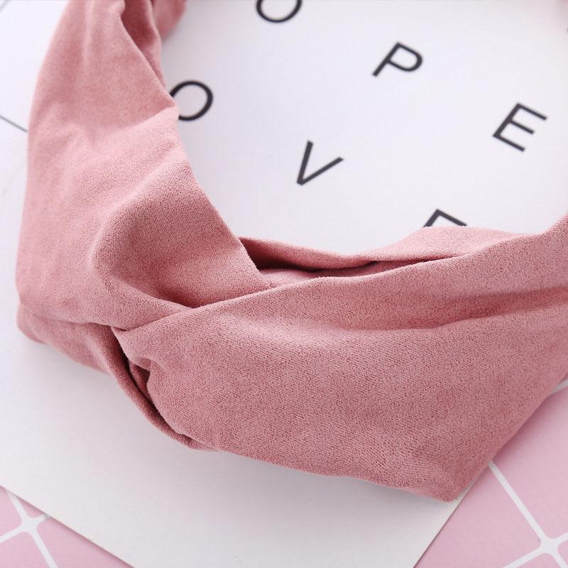 BowLift | Vintage Cross Knot Suede Headband