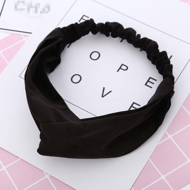 BowLift | Vintage Cross Knot Suede Headband
