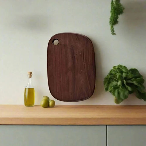 BowLift | Black Walnut Cutting Board – Wooden Chopping & Serving Tray