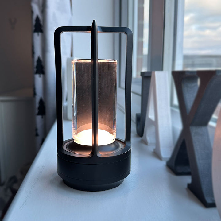Wireless Vintage Lantern Table Lamp | Bowlift