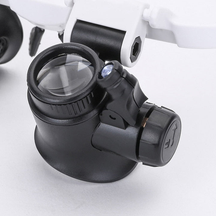 BowLift | Magnifying Glasses LED Headband Optical Lens Tool