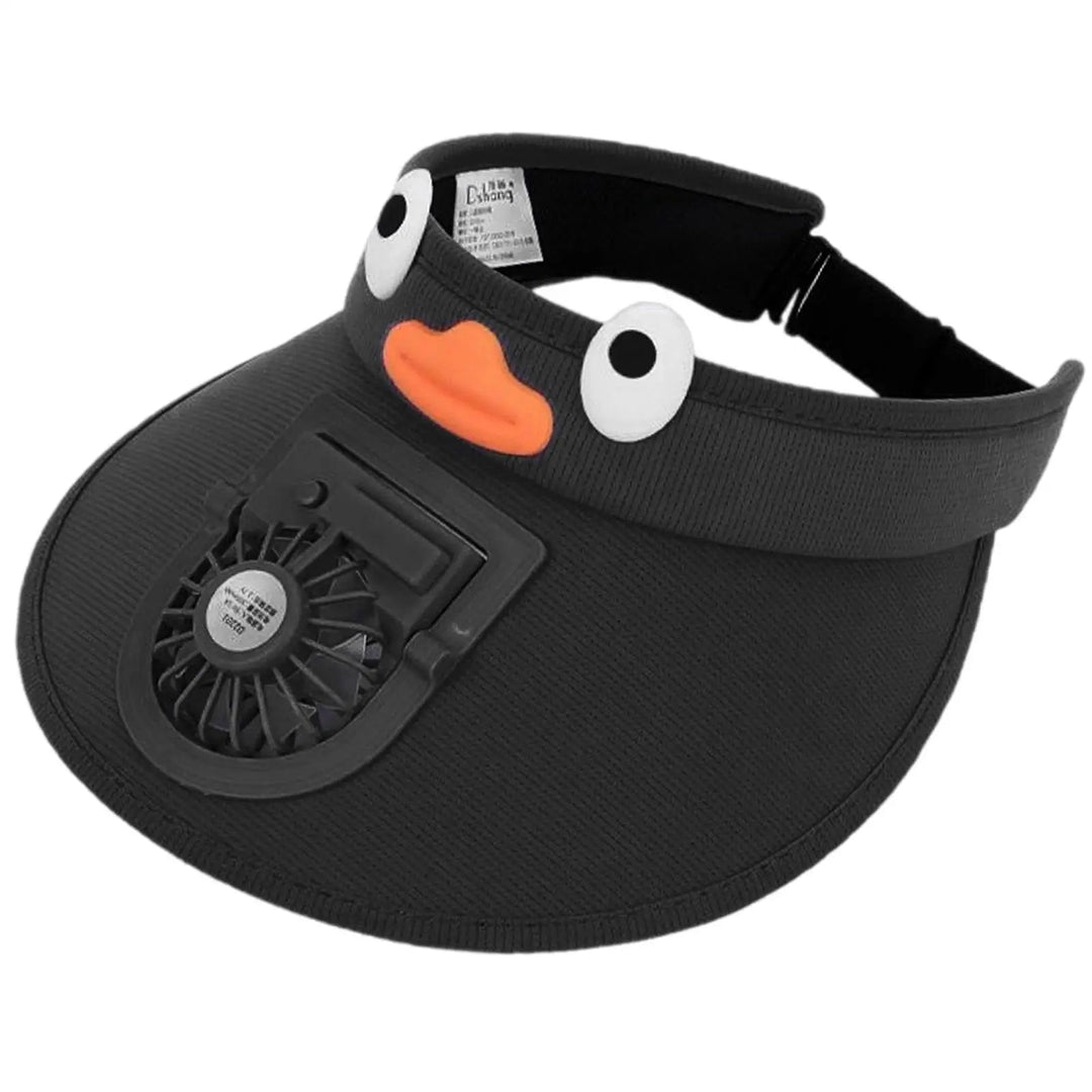 Kids Sun Visor Hat with Cooling Fan Hat | Bowlift
