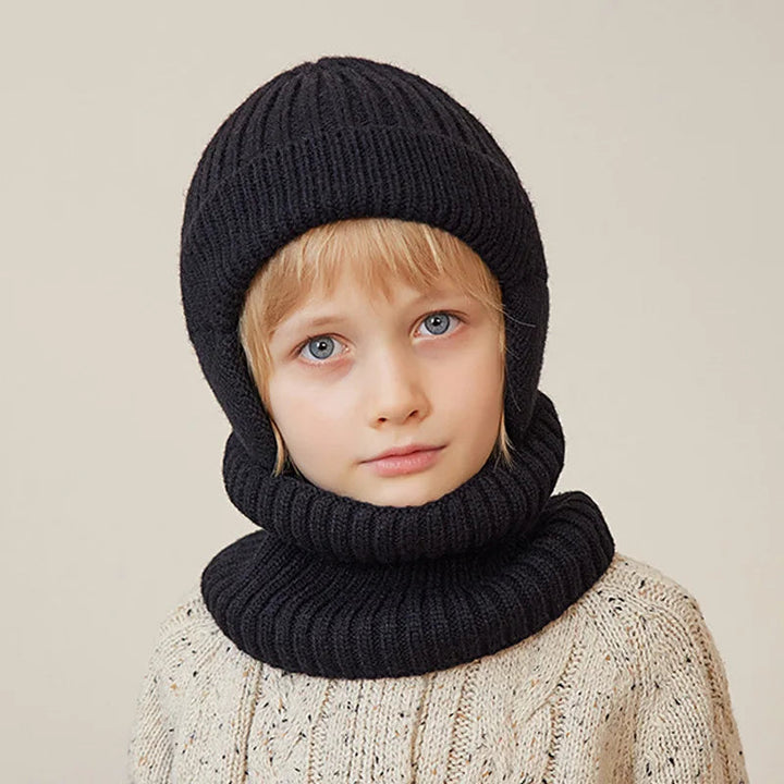 BowLift | Kids Winter Knitted Hat and Scarf Set with Plush Lining